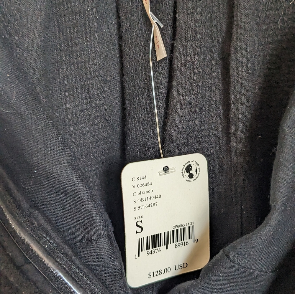NWT Free People Endless Summer Banita TOP ONLY Size Small in Black - Picture 4 of 4